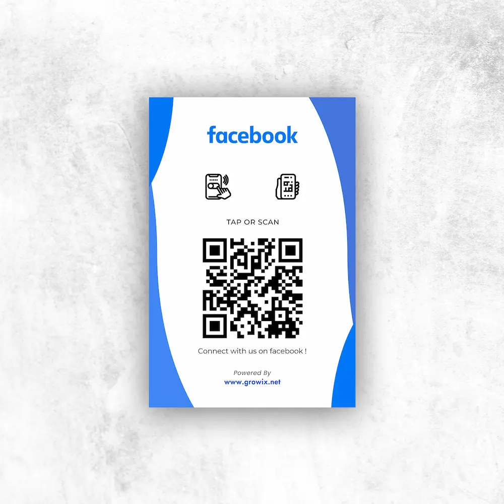 Facebook NFC Card