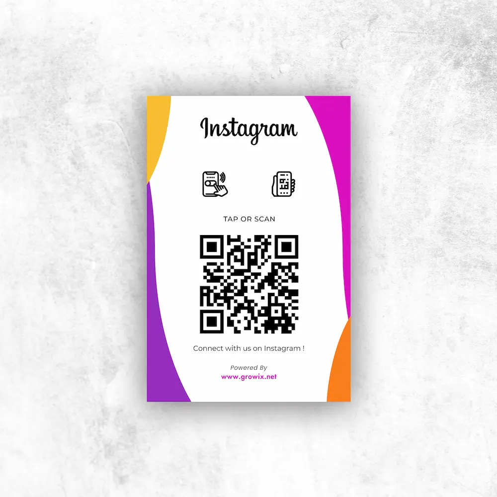 Instagram NFC Card