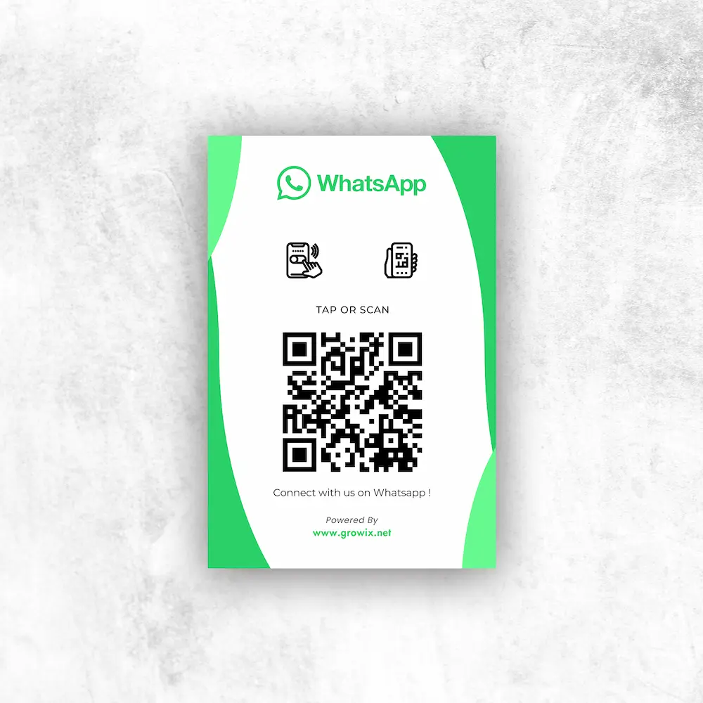 Whatsapp NFC Card
