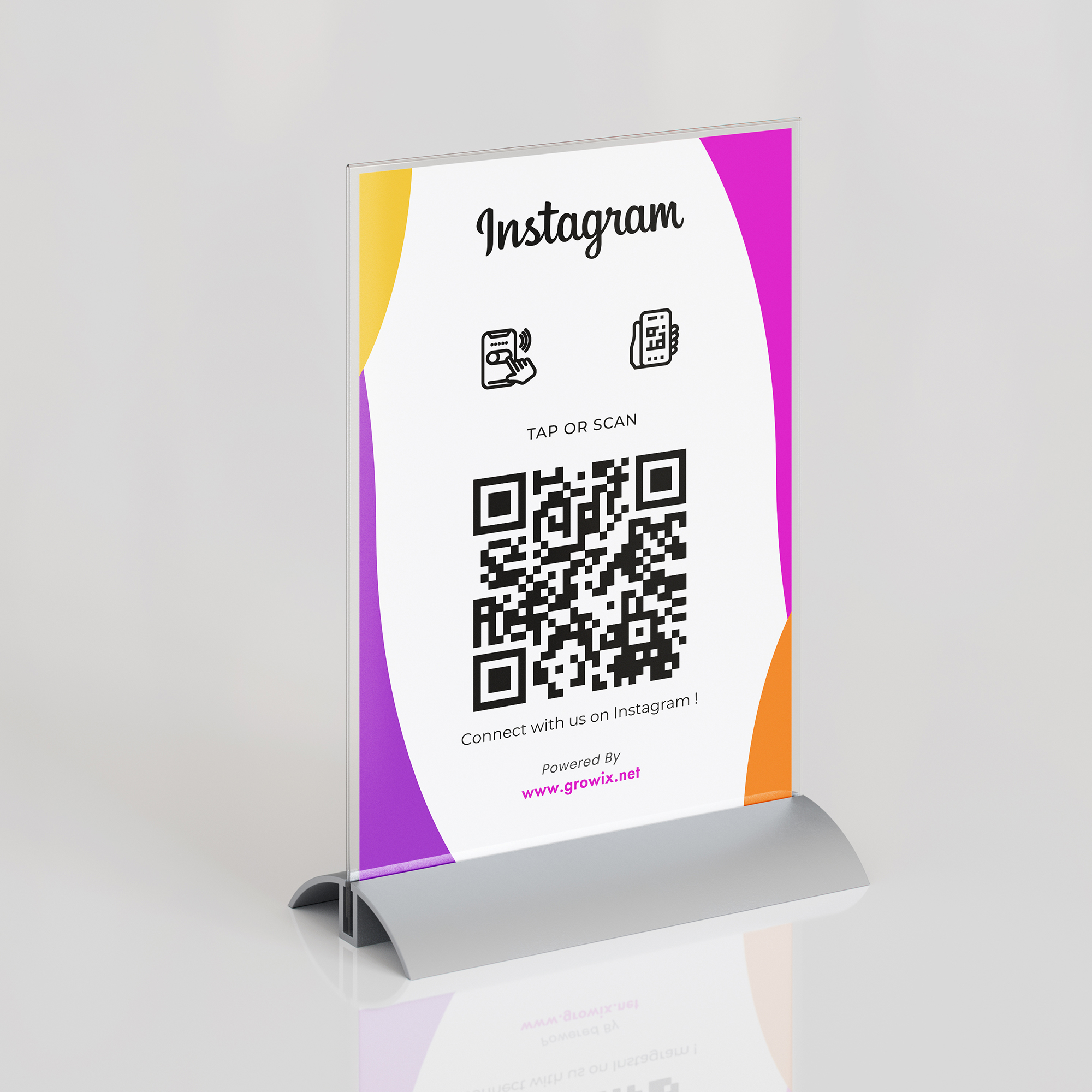 Instagram NFC Standee