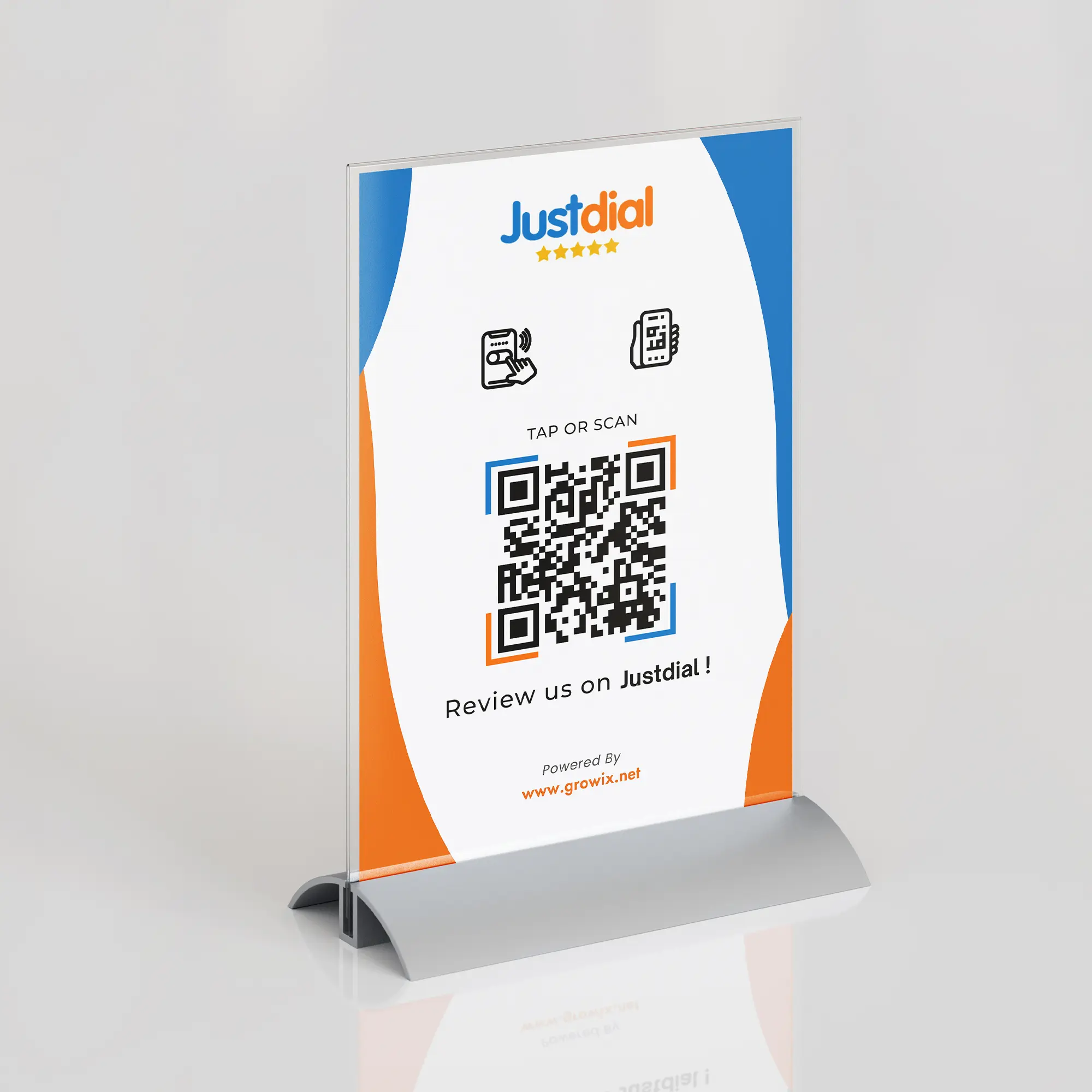 JustDial NFC Standee