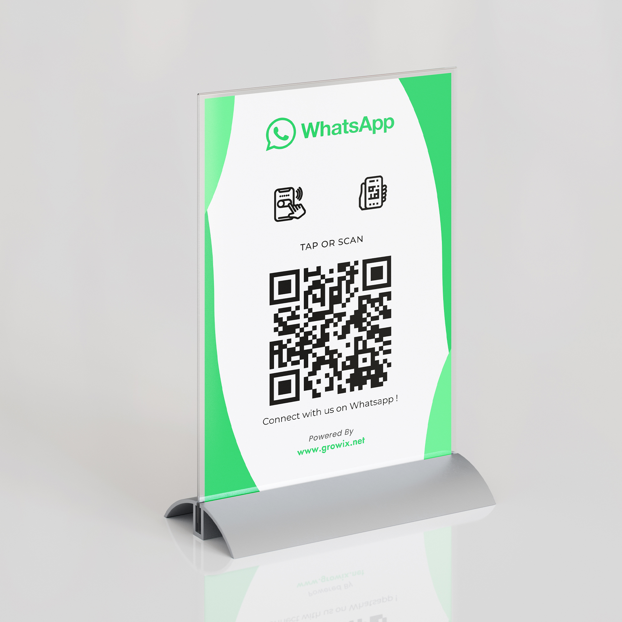 Whatsapp NFC Standee